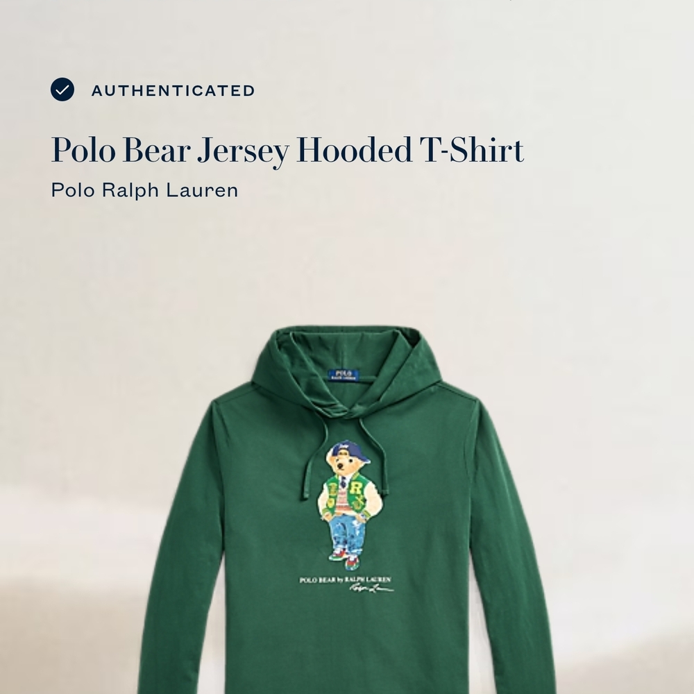 Polo Ralph Lauren Green Bear Sweater